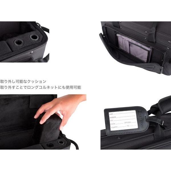 PROTEC(プロテック) PB312 コルネット ケース ブラック セミハードケース バックパックストラップ  BP-STRAP セット Cornet case black 北海道 沖縄 離島不可の画像