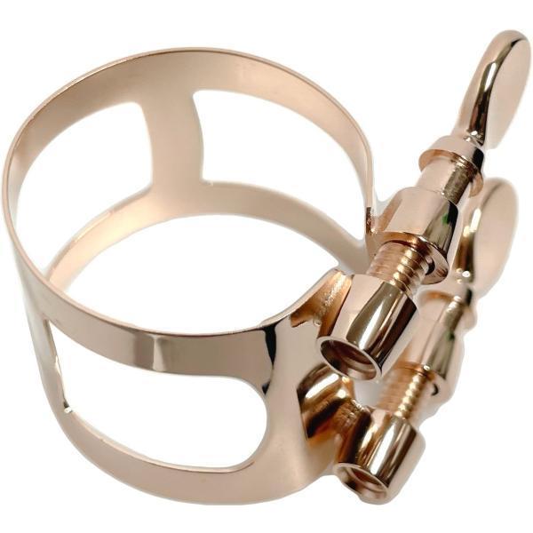 特注 B♭ クラリネット リガチャー ピンクゴールド 正締め CL-4C マウスピース用 PGP Ligature clarinet　北海道 沖縄 離島不可 【スター】