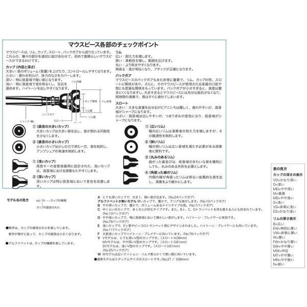 Vincent Bach 7A フリューゲルホルン マウスピース SP 銀メッキ