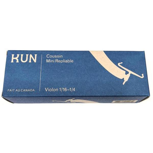KUN(クン) バイオリン用 肩当て コラプシブル ブルー 折りたたみ 1/4 1