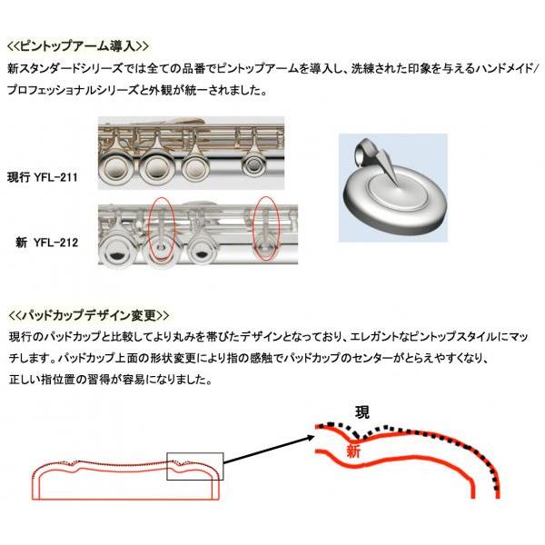 YAMAHA YAMAHA(ヤマハ) YFL-412 フルート 正規品 頭部管 管体