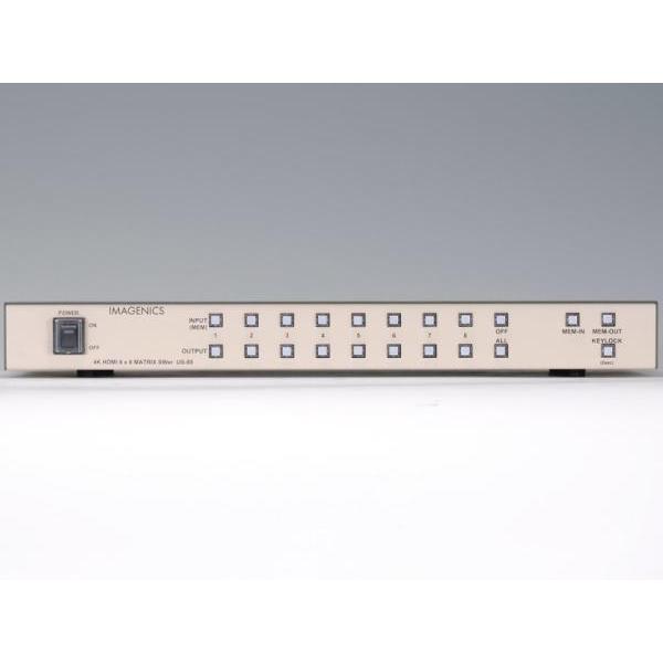 埼玉激安 IMAGENICS(イメージニクス) US-88 ◆ 4K 8x8 HDMI MATRIX SWer【2月22日時点、在庫あり 】
