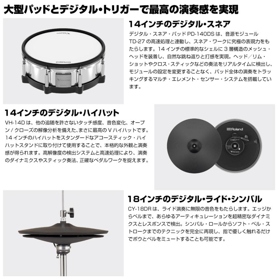 TD-27KV2-S TAMA シングル スターターセット アンプ付き 電子ドラム エレドラ 【ブリスター】