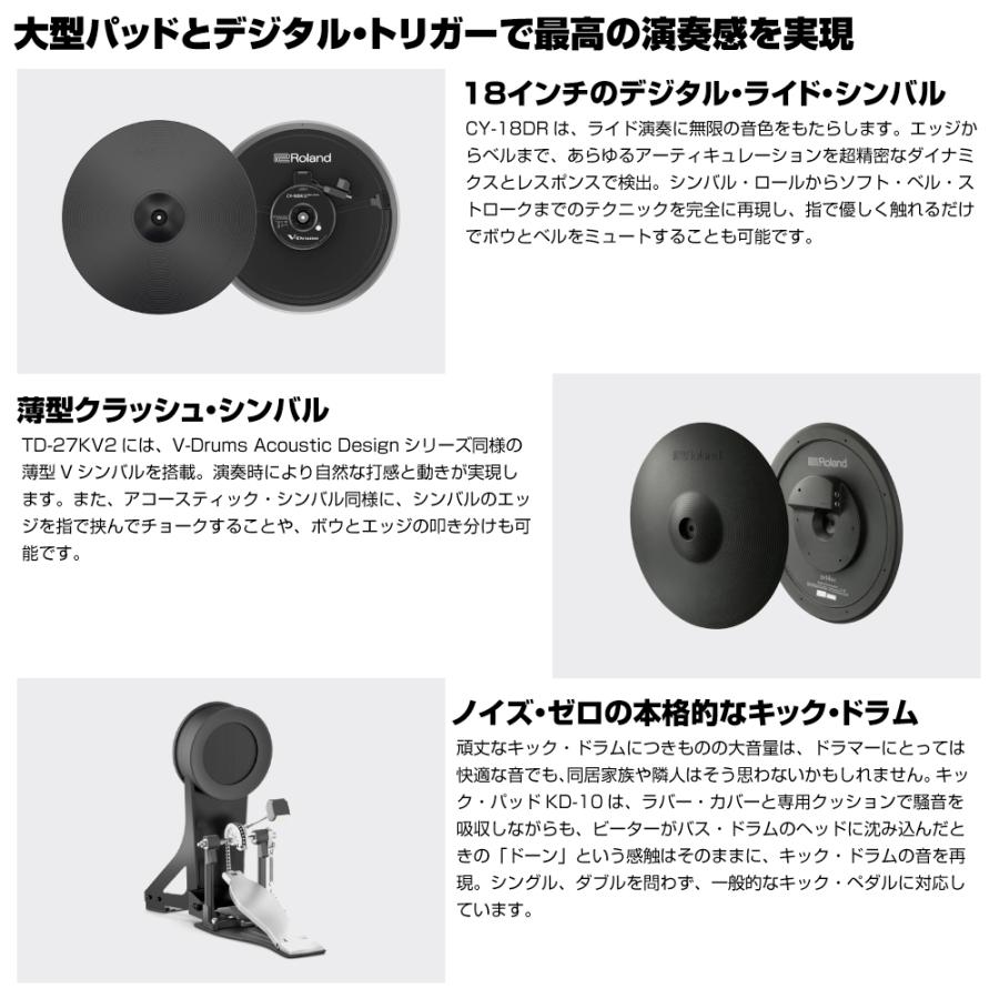 TD-27KV2-S TAMA シングル スターターセット アンプ付き 電子ドラム エレドラ 【ブリスター】