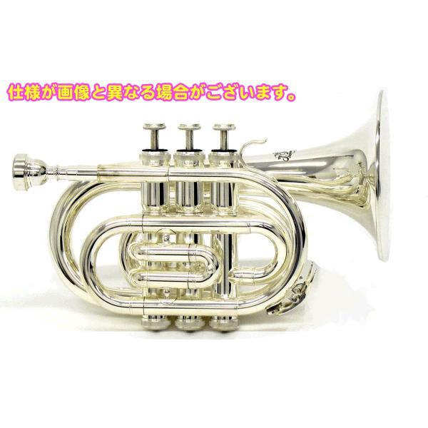 Michael(Jマイケル) 3年保証 TR-400PSL ポケットトランペット 銀メッキ シルバー B♭ 管楽器 セットB　以下対応不可 北海道 沖縄 離島 【Collection】 同梱 代引き