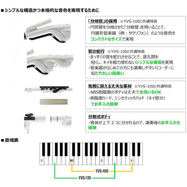 YAMAHA YVS120 アルト ヴェノーヴァ カジュアル 管楽器 アルトサックス サクソフォン マウスピース プラスチック alto