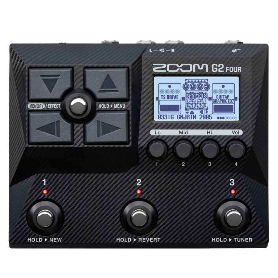 ZOOM(ズーム) G2 FOUR エフェクター ギター マルチエフェクター ズーム 宅録 レコーディング 練習 ライブ 軽音
