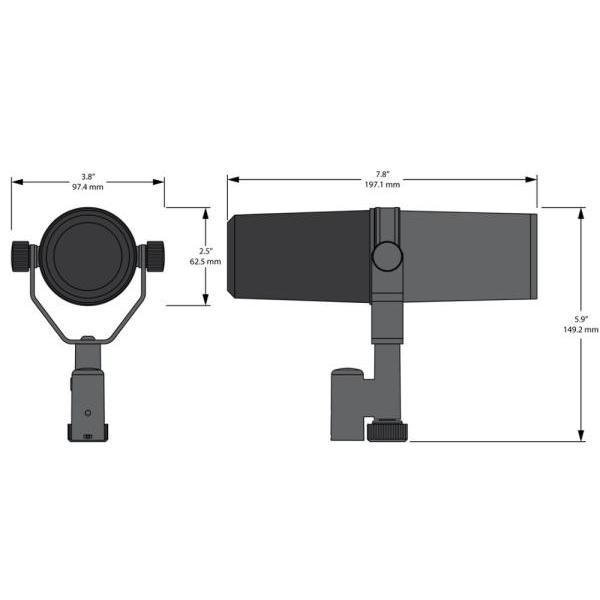 新品 未使用 SHURE シュア ダイナミックマイク SM7B カーディオイド SHURE（シュア） SM7B ◇ ダイナミックマイク カーディオイド ボーカル