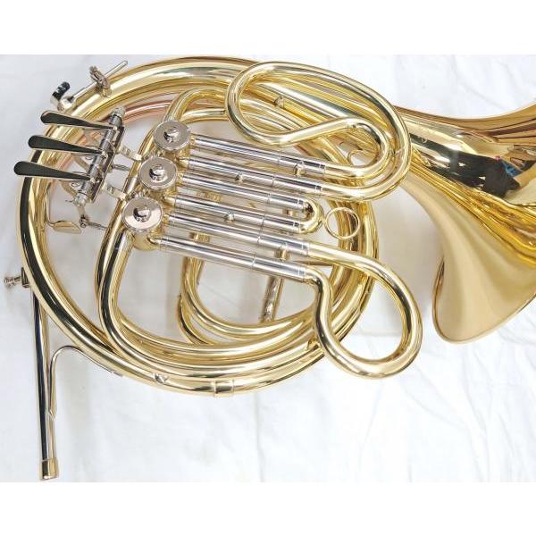 J Michael(Jマイケル) FH-750 ホルン Fシングル 3ロータリー フレンチホルン ワンピース 本体 一体式 管楽器 french horn セット D 北海道 沖縄 離島不可の画像