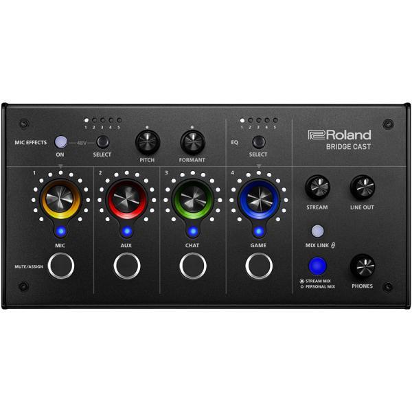 Roland(ローランド) BRIDGE CAST ゲーム実況 配信 デュアル バス ゲーミング ミキサー_1