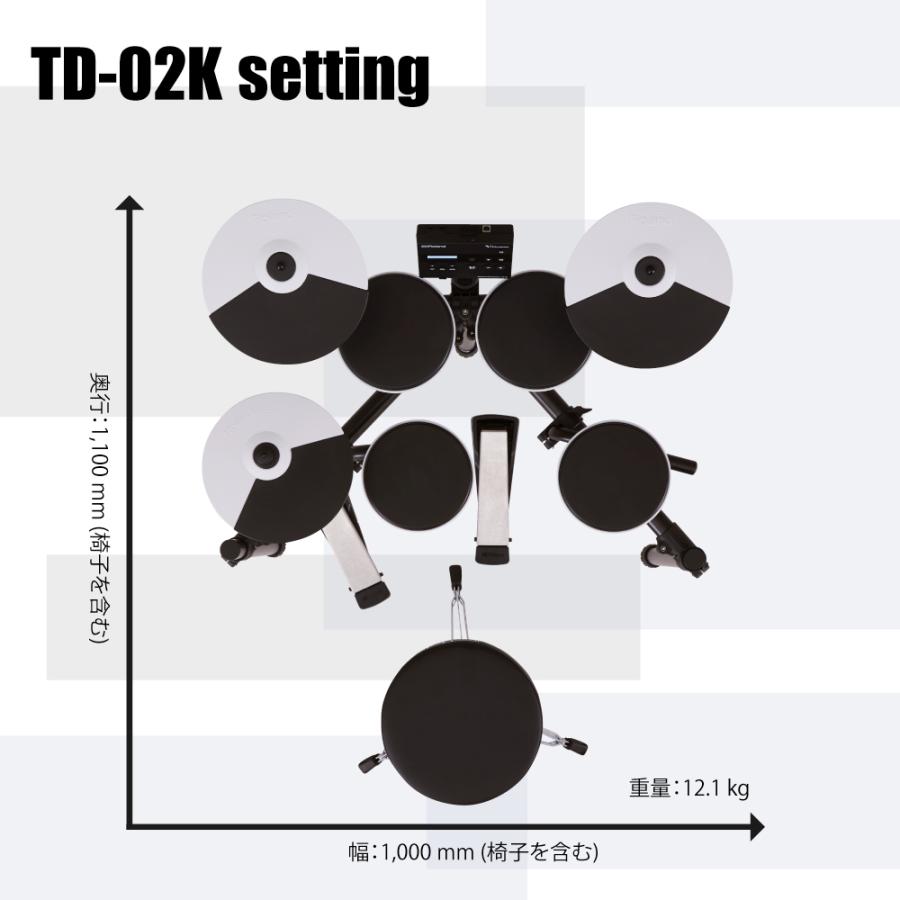 Roland(ローランド) TD-02K スターターセット マット付き エレドラ【 ノベルティ付き 在庫有り 】_7