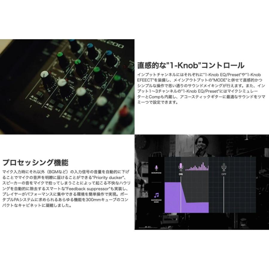 YAMAHA（ヤマハ） バッテリー付 STAGEPAS200BTR 専用キャリングケース