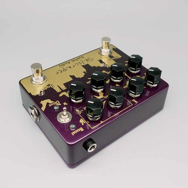 Sunfish Audio(サンフィッシュオーディオ) Skyscraper " Purple Gradation " Watanabe 75th Edition ブースター【ワタナベ楽器店創業75周年記念モデル】｜watanabegakki｜02