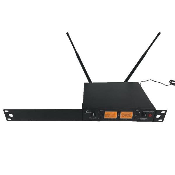 SOUNDPURE ヘッドセットマイク( 肌色)/送信機 2式 ＋2chハーフラック