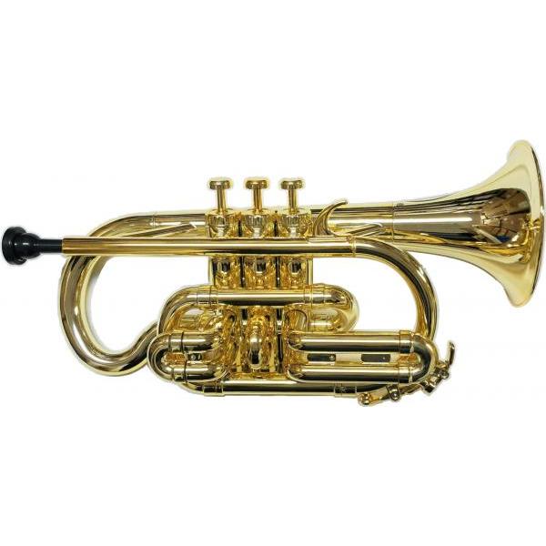 ZO(ゼットオー) コルネット CN-08 シャンパンゴールド アウトレット プラスチック 管楽器 cornet Champagne gold ミュート セット A　北海道 沖縄 離島不可｜watanabegakki｜02