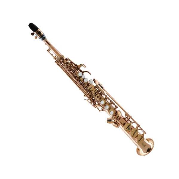 Kenny G Saxophones KGSSCLGVI ストレート ソプラノサックス 一体型 ダークラッカー ブロンズブラス ヴィンテージ