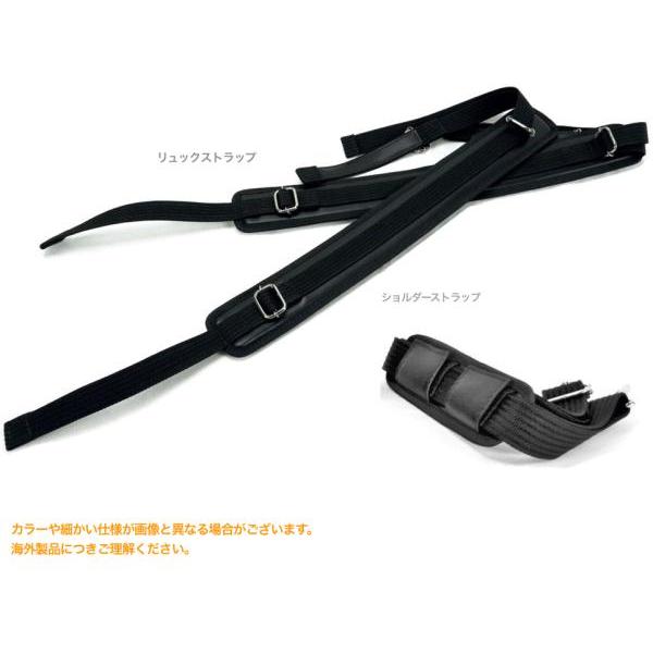 Marcus Bonna(マーカスボナ) MB02OB BK オーボエ ダブルケース ブラック ナイロン ショルダー リュック セミハード