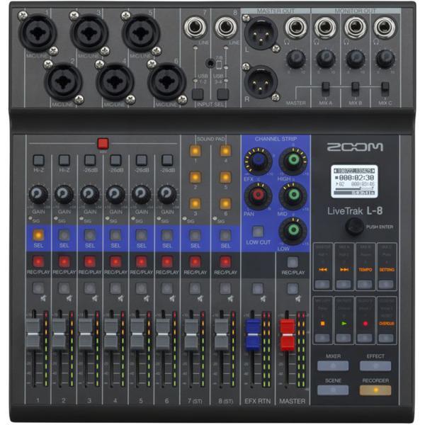 ズーム（zoom） LiveTrak L-8 MTR ミキサー : ワタナベ楽器ヤフーSHOP