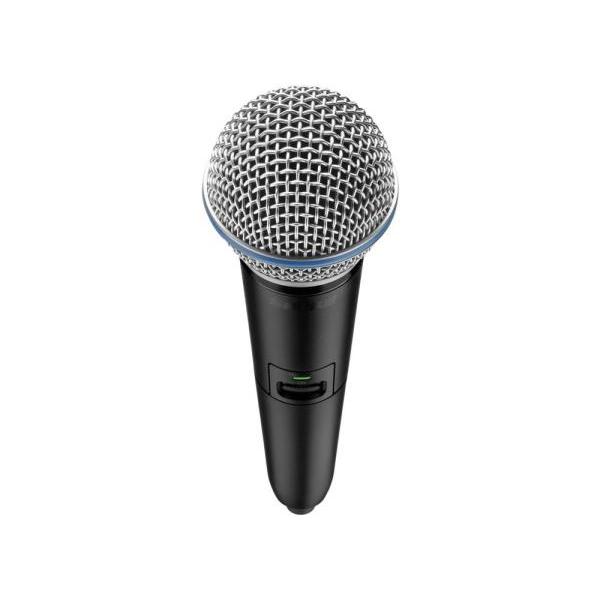 SHURE GLXD24R+/B58 ◆ 2.4GHz帯 BETA58Aヘッド ハーフラック型受信機付 ボーカルワイヤレスシステム GLXD24R+J/B58-Z2【5月15日時点、少数在庫あり △ 】の画像