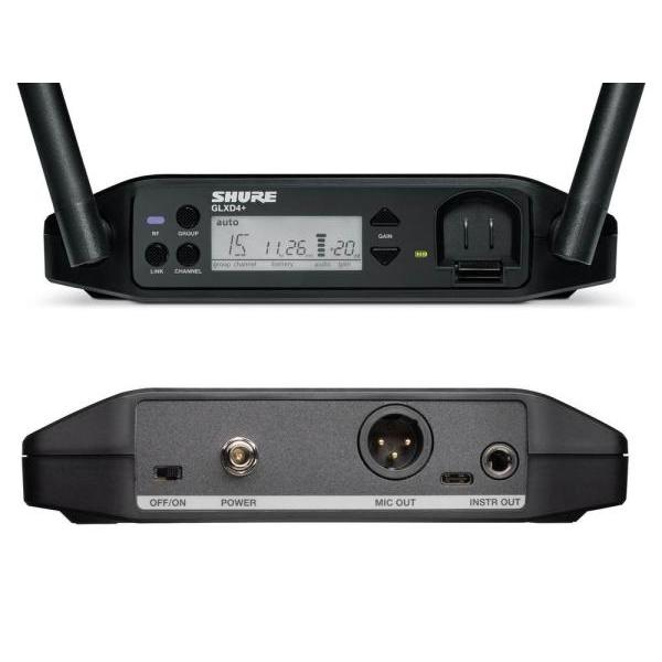 SHURE(シュア) GLXD24+/SM58 ◆ 2.4GHz帯 SM58 テーブルトップ型受信機付 ボーカルワイヤレスシステム GLXD24+J/SM58-Z2【4月17日時点、少数在庫あり △ 】の画像