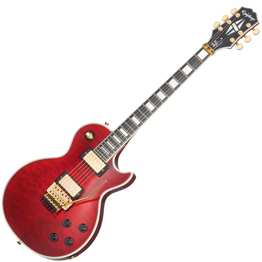 Epiphone Alex Lifeson Les Paul Custom Axcess Quilt アレックス 