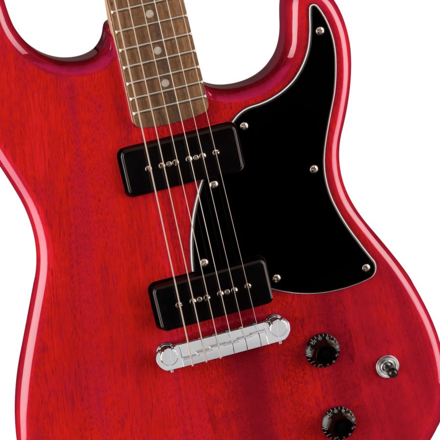SQUIER(スクワイヤー) Paranormal Strat-O-Sonic  Crimson Red Transparent ストラトキャスター モディファイ パラノーマル【 春特価   】の画像