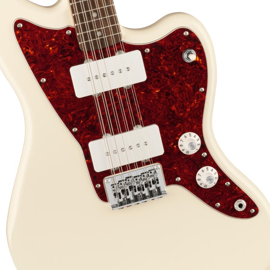 SQUIER(スクワイヤー) Paranormal Jazzmaster XII  Olympic White   エレクトリック 12弦ギター ジャズマスター【 春特価   】の画像