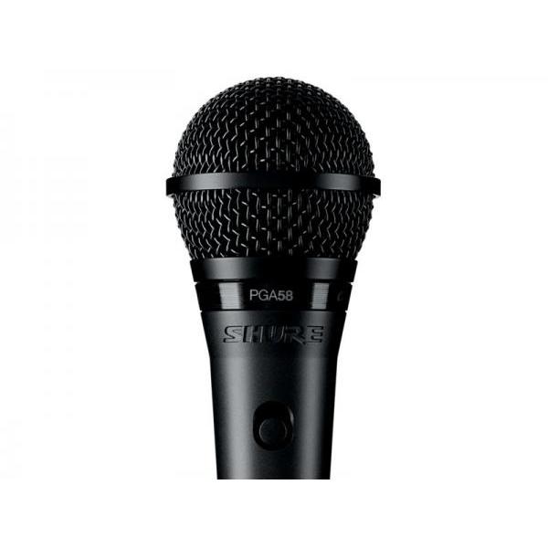 SHURE(シュア) PGA58-QTR-J ダイナミック型 マイクロホン カーディオイド XLR-標準フォーンケーブル付き【2月27日時点、在庫あり 】 | SHURE | 01