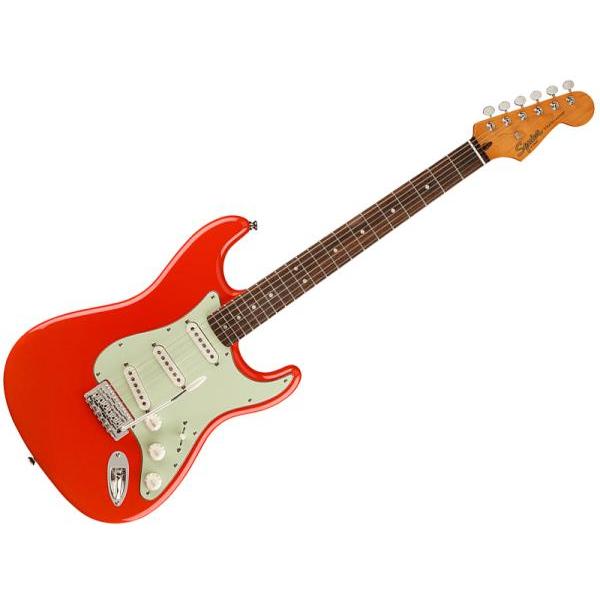 美品 Squier スクワイヤー ストラトキャスター 赤 ヴァーミリオンレッド 美品 Squier スクワイヤー ストラトキャスター 赤 ヴァーミリオン