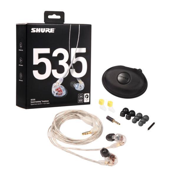SHURE（シュア） SE535-CL 高遮音性イヤホン SE535-CL-A クリアー
