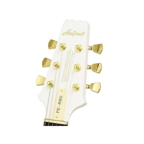 Aria Pro II(アリアプロ2) PE-R80 Pearl White 国産エレキギター