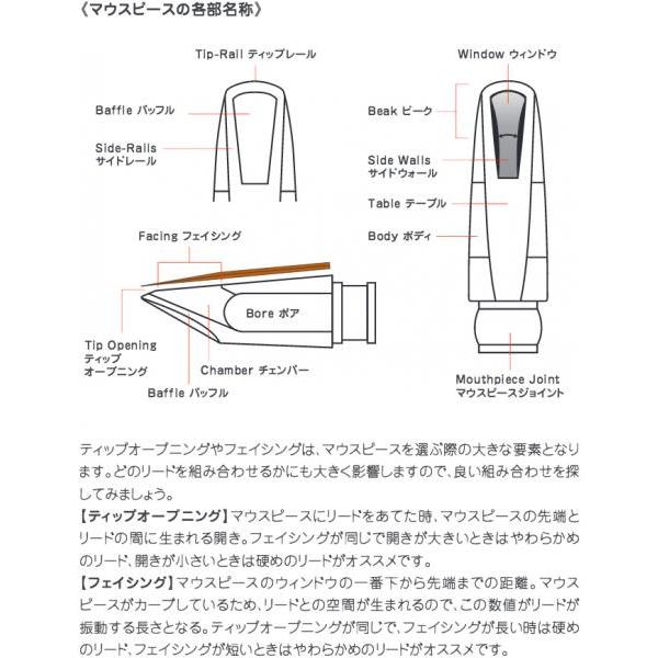 D'Addario Woodwinds MJS-D5M セレクトジャズ アルトサックス マウス
