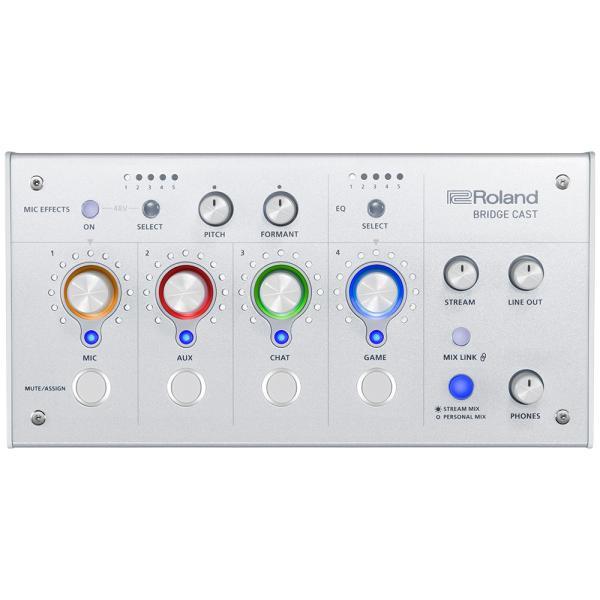 Roland(ローランド) BRIDGE CAST アイスホワイト ゲーム実況 配信 BRC-WH_1