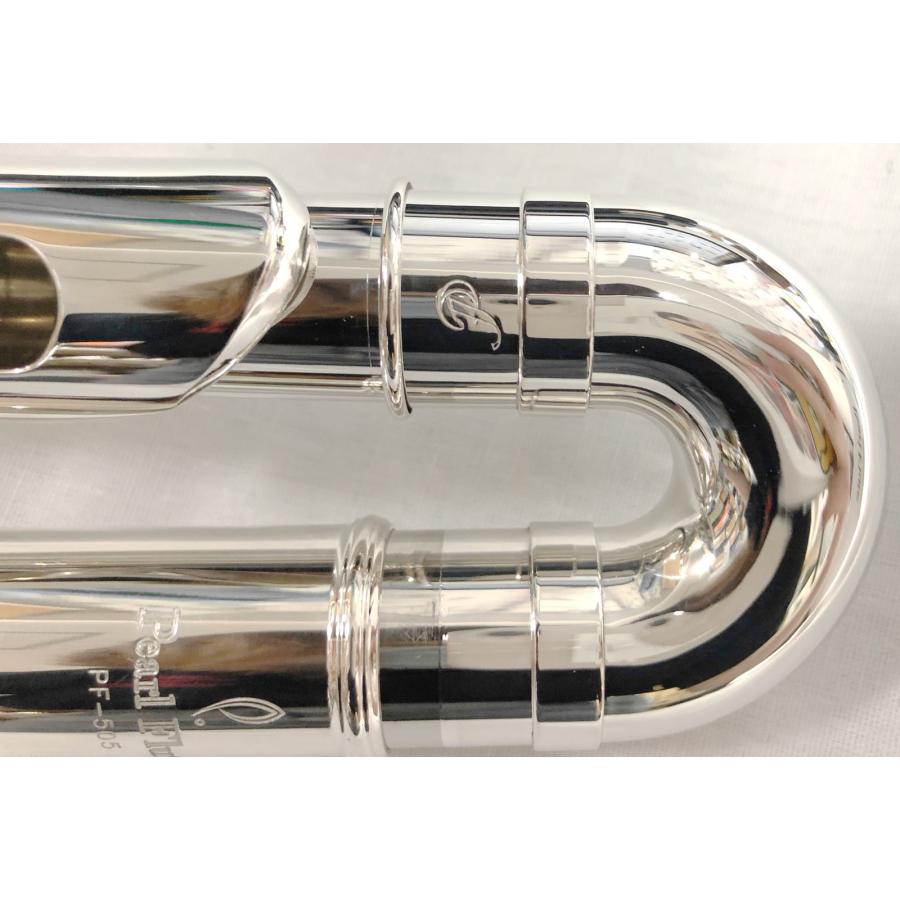 Pearl Flute PF-505EU U字管 フルート プレスト Eメカニズム 銀メッキ