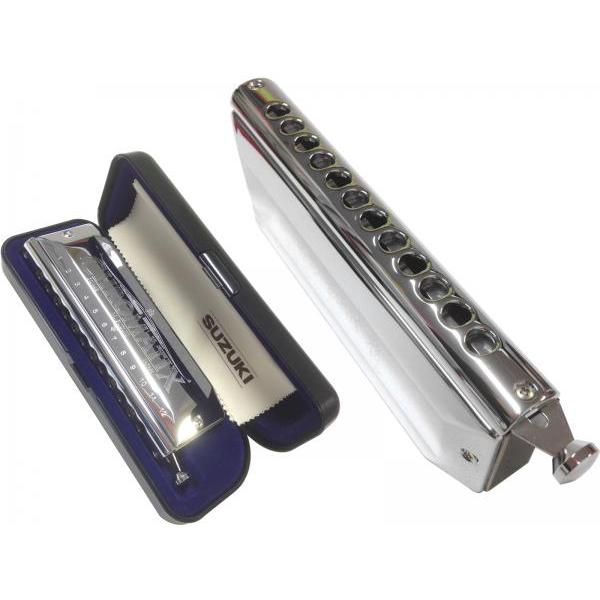 SCX-48 スライド式 クロマチックハーモニカ 12穴 日本製 樹脂ボディ Chromatic Harmonica クリーナー セット B　北海道 沖縄 離島不可 【XPRESSION】