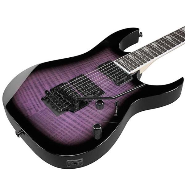 Ibanez(アイバニーズ) GRG320FA TVT  ダブルロックトレモロ搭載 入門 におすすめ エレキギター  Transparent Violet Sunburst 【ピック20枚セットプレゼント 】｜watanabegakki｜02