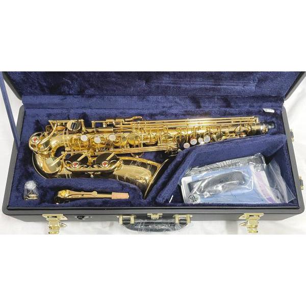 5年保証サポート対象 YAS-82Z アルトサックス ラッカー カスタムZ Alto saxophone gold Custam  lefreQue セットV　北海道 沖縄 離島不可 【赤い】