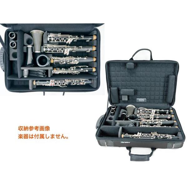 Marcus Bonna MB03CL BL トリプル クラリネット ケース ブルー ナイロン リュック セミハードケース B♭ / A / E♭ clarinet case　北海道 沖縄 離島不可の画像