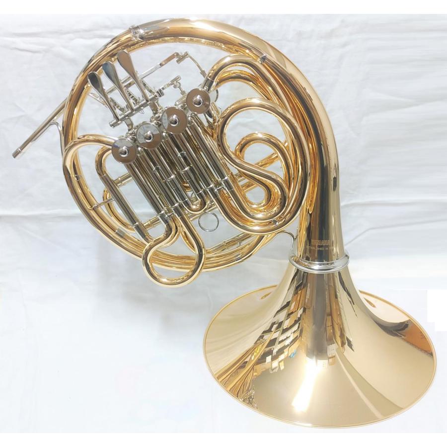 YAMAHA(ヤマハ) 5年保証対象 YHR-567GDB フレンチホルン フルダブル ゴールドブラス デタッチャブル セットF 以下対応不可 北海道 沖縄 離島 代引きの画像