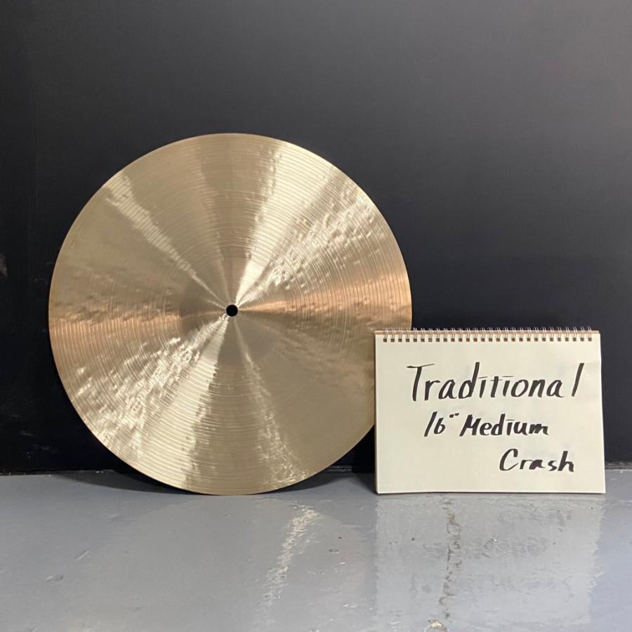 Agop(イスタンブール アゴップ) Traditional Medium CRASH 16" トラディショナルミディアムクラッシュ【クリーナー クロス 付  現地選定 【販売】 WT2024 】