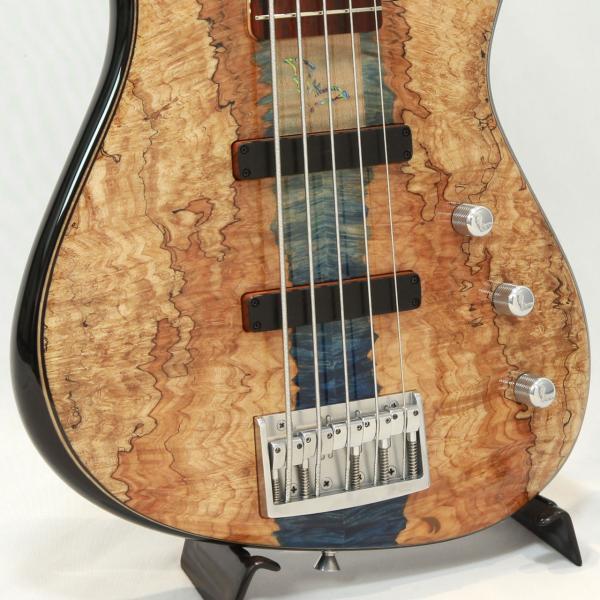 Sugi NB5C BM-SPL/F-MAHO 2P/Canyon Blue 国産 5弦ベース 現地選定 