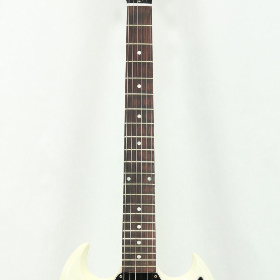 Custom Shop Japan Limited Run Murphy Lab 1963 SG Junior Lightning Bar Polaris White Ultra Light Aged   401393【プレゼント 【LightWeight】 A 】