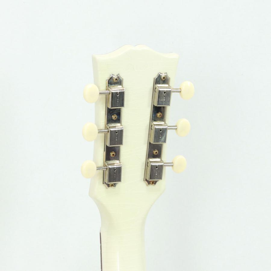 Custom Shop Japan Limited Run Murphy Lab 1963 SG Junior Lightning Bar Polaris White Ultra Light Aged   401393【プレゼント 【LightWeight】 A 】