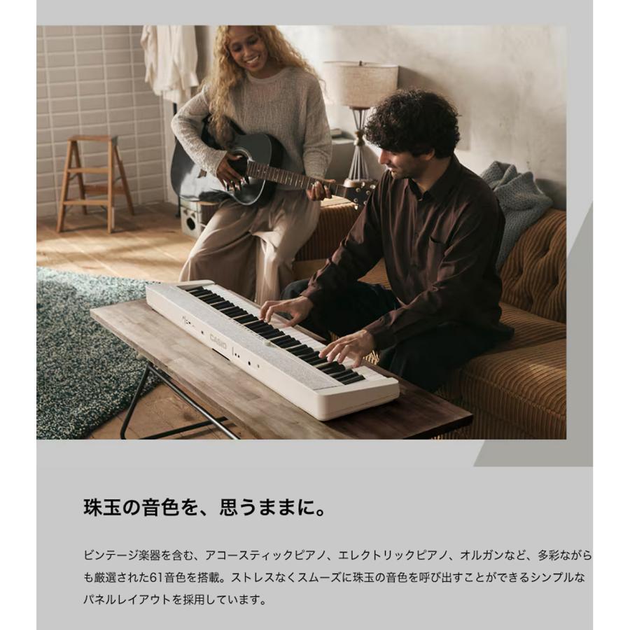CASIO(カシオ) CT-S1-76 BK 76鍵盤 シンプル 初心者向け 軽量 ブラック