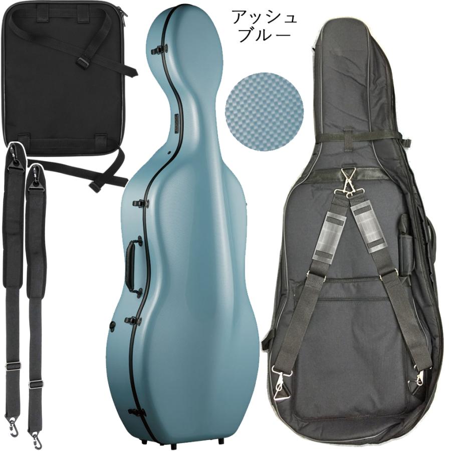 Carbon Mac CFC-3 ABL チェロ ケース アッシュブルー ハードケース 4/4