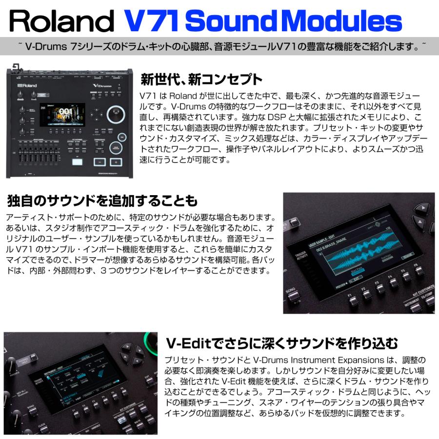 Roland(ローランド) 即納可能 V71 音源 モジュール 単品 グレードアップ【在庫有り 】の画像