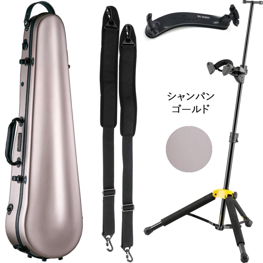 【美品・限定値下】カーボンマック バイオリン用 シャンパンゴールド CFV-2S Carbon Mac CFV-2S S-CPG サテン シャンパンゴールド バイオリン