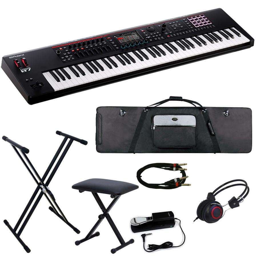 Roland FANTOM 07 シンセサイザー 本体とケース Roland 76鍵盤 シンセサイザー FANTOM-07 キーボードケース