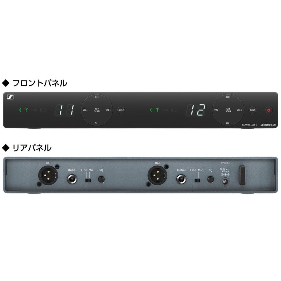 SENNHEISER(ゼンハイザー) XSW 1-825 DUAL-JB ◇ ワイヤレスマイク