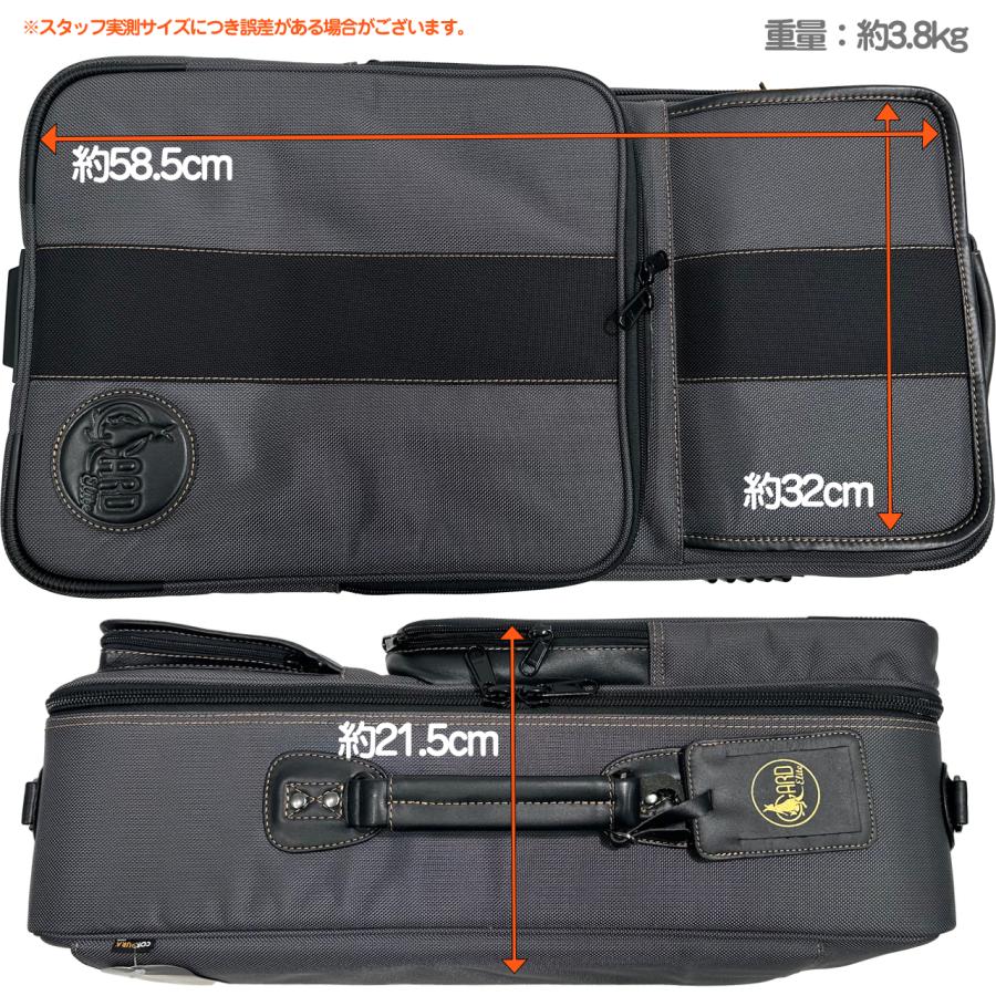 BAGS 5-ECSG-K トリプル トランペットケース アウトレット エリート グレー ナイロン ブラックライン Trumpet Triple case 北海道 沖縄 離島不可 【クラリネット】